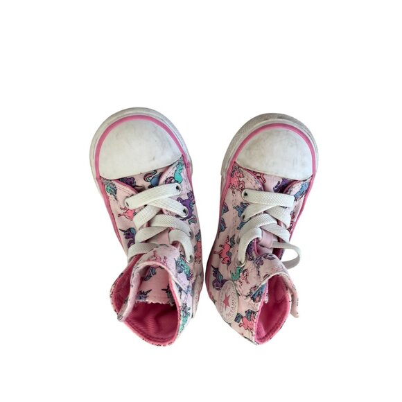 CONVERSE My Little Pony Toddler Hi Top Shoes Size 6 - Picture 9 of 10